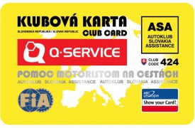 Asistenčné krytie ASA na 14 dní, alebo na rok získate aj v Q-service