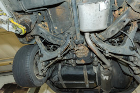 Vizuálna kontrola podvozku pri každej výmene pneumatík